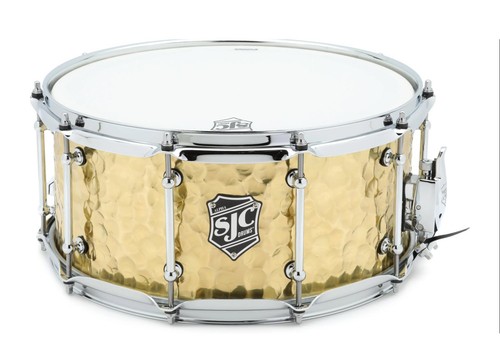 Sjc custom alpha brass snare - custom,