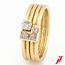 Bague 4-Rails 750/18K Or Jaune