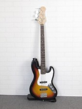 Basse Électrique Outil Musique Rocktile Avec Housse Bandoulière Et Câble Rétro