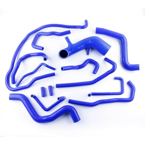 Blue silicone radiator hose - silicone,