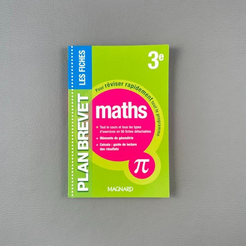 Maths 3eme plan - brevet, les