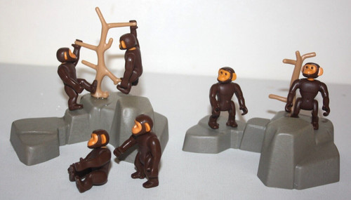 Playmobil 3496 chimpanzes - playmobil,