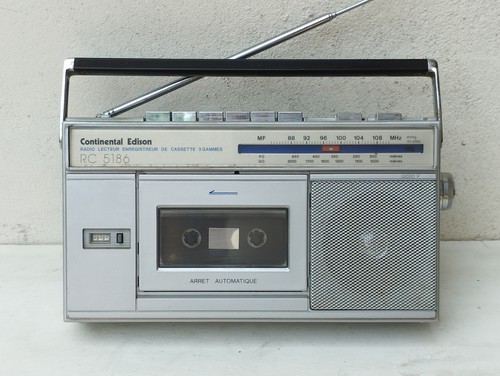 Radio cassette continental - radio,