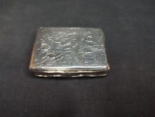 Tabatière, boite en argent