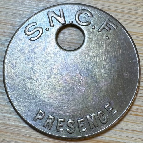 Jeton sncf f présence - jeton,