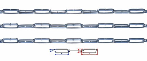 Chaine diamètre 3mm maillon - chaine,