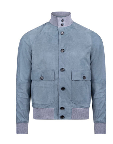 Blouson veste cuir suédé - veste, en