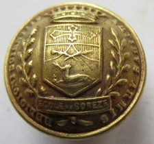 Ancien bouton bombé en métal