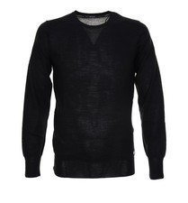 Pull Homme Noir Col Rond