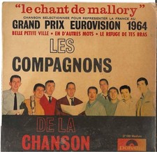 disque vinyle 33 tours les compagnons des la chanson
