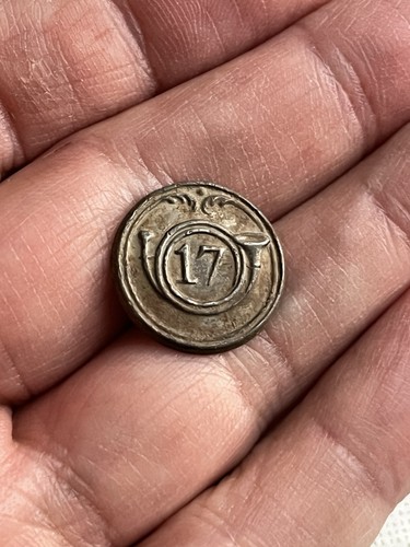 Bouton 17e regiment - 17e,