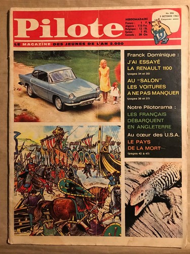 Pilote t206 3 octobre 1963 - pilote,