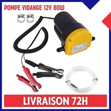 Pompe Electrique Vidange Huile Diesel Moteur Extracteur Fluide Voiture 12V 80W