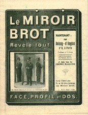 Publicité ancienne le miroir