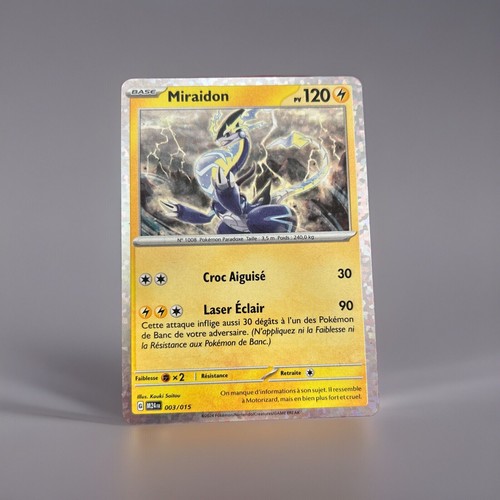 Carte pokémon miraidon - carte,