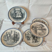 Assiettes Parlantes Galejades Marseillaises De Choisy-le-Roi En Terre De Fer