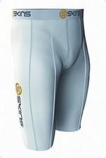 NEUF : Cuissard de compression / SKINS Half Tights Taille XXS , Blanc