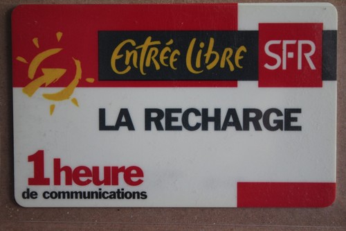 Telecarte sfr recharge - sfr, la