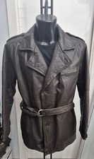 Hunter’S Veste Véritable Cuir D'Occassion Man Taille 54 Brun XYR732L