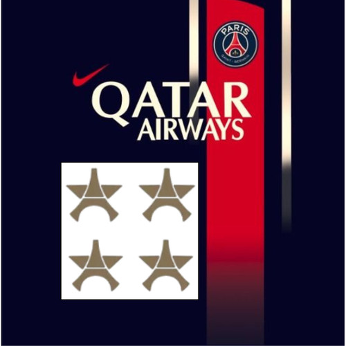 Patch etoiles officiel psg - etoiles,