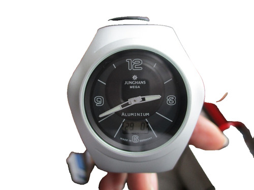 Montre mega junghans aluminium - mega,