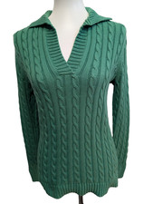 Pull Vintage Femme Vert