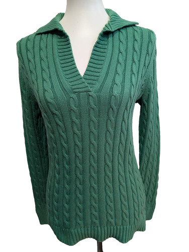 Pull vintage femme vert - pull,