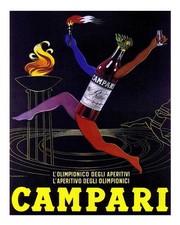 Vintage Campari Art Mural