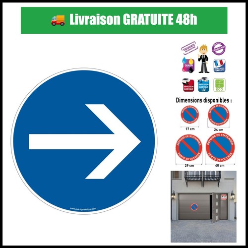Panneau signalisation flèche