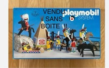 PLAYMOBIL SYSTEM 3406 VINTAGE INDIENS SANS BOITE !!