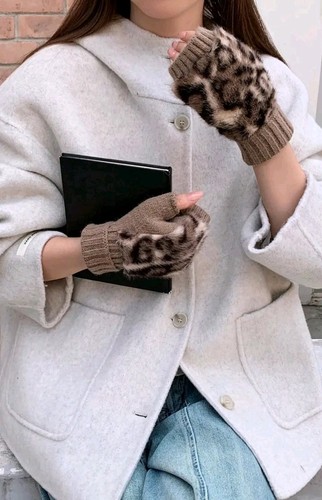Gants mitaines fourrure - gants,