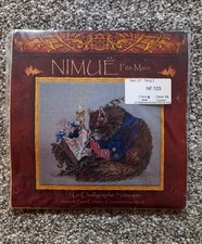 Broderie Le Chat calligraphe marque Nimuë point de croix Neuf