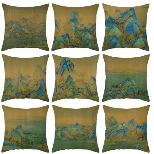 Style chinois oreiller jeté - style,