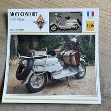 Motoconfort 125 SVH Moby scooter 1956 carte moto collection Atlas France