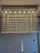 luminaire plafonnier design en cristal produit très bon état de fonctionnement