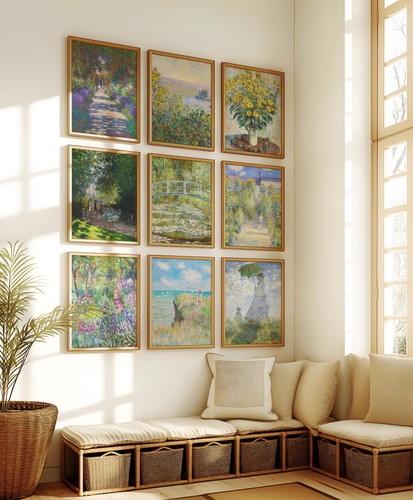 Lot affiches claude monet - de,