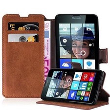 Coque pour Nokia Lumia 640 Housse Etui Protection Rétro Pochette