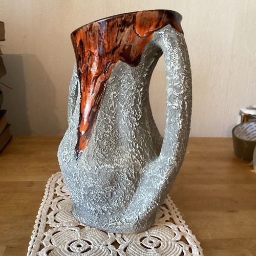Vase vallauris fat - fat, lava