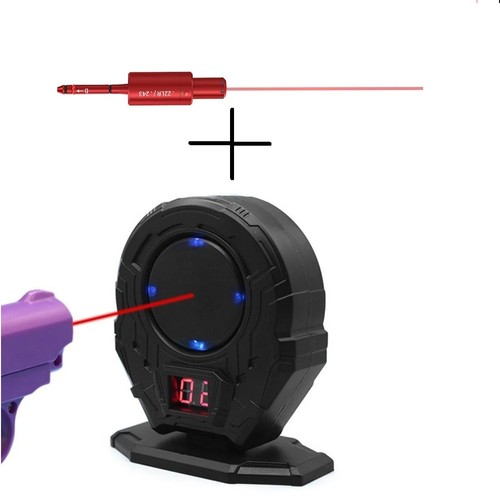 Cible collimateur laser de - et,