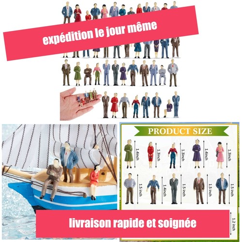Figurines train échelle 50 - figurines,