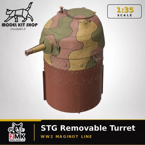 Ww2 tourelle - 1:35,