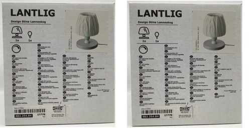 Set ikea lantlig - of, 2