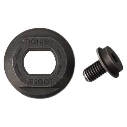 Outer clamp blade flange and - flange,