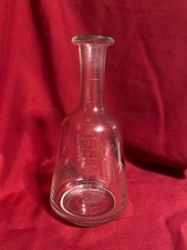 Flacon, Bouteille à absinthe - 14 doses gravées. 17,5 cm   - verre soufflé