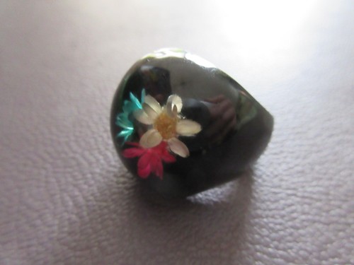 Bague résine inclusion - résine,