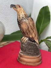 Aigle bois sculpté vintage - bois,