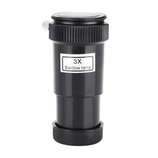 0.96 Inch/24.5mm 3X Barlow Lens Plastic For Astronomic Telescope Eyepieces NEW