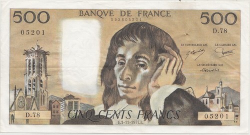 France billet 500 francs - france,