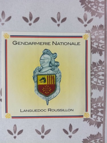 Autocollant gendarmerie - autocollant, "gendarmerie