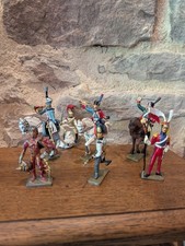 lot de 3 cavaliers 3 soldats, Murat, Starlux en plomb armée napoléon 1er empire
